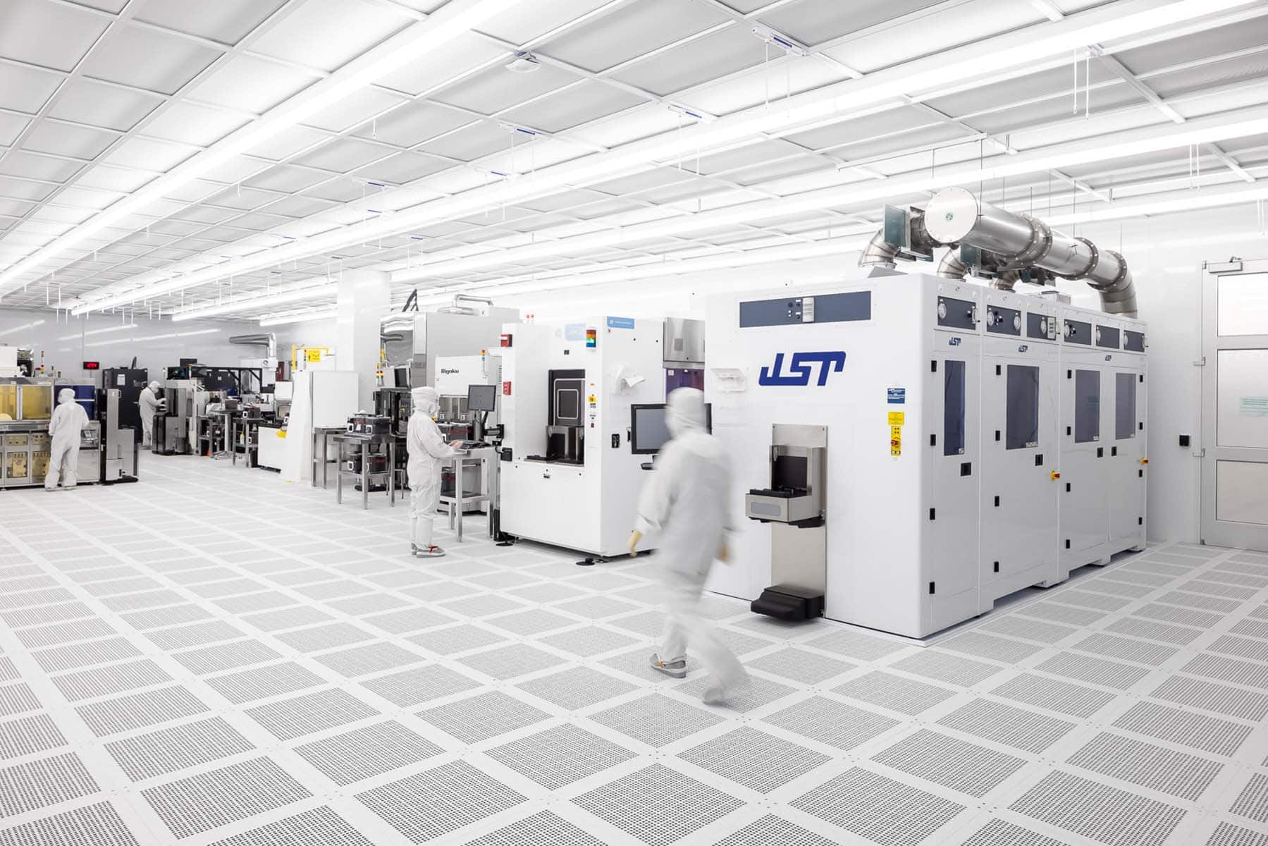 Interior view of SkyWater Technology Foundry semiconductor factory, Bloomington, MN