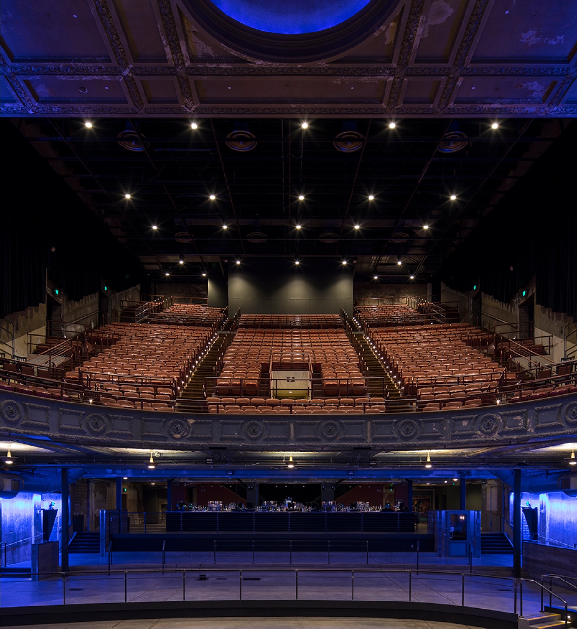 Interior of a historic theater restored by McGough