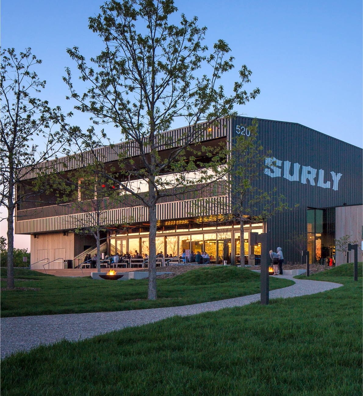 Exterior image of Surly Destination Brewery, built by McGough