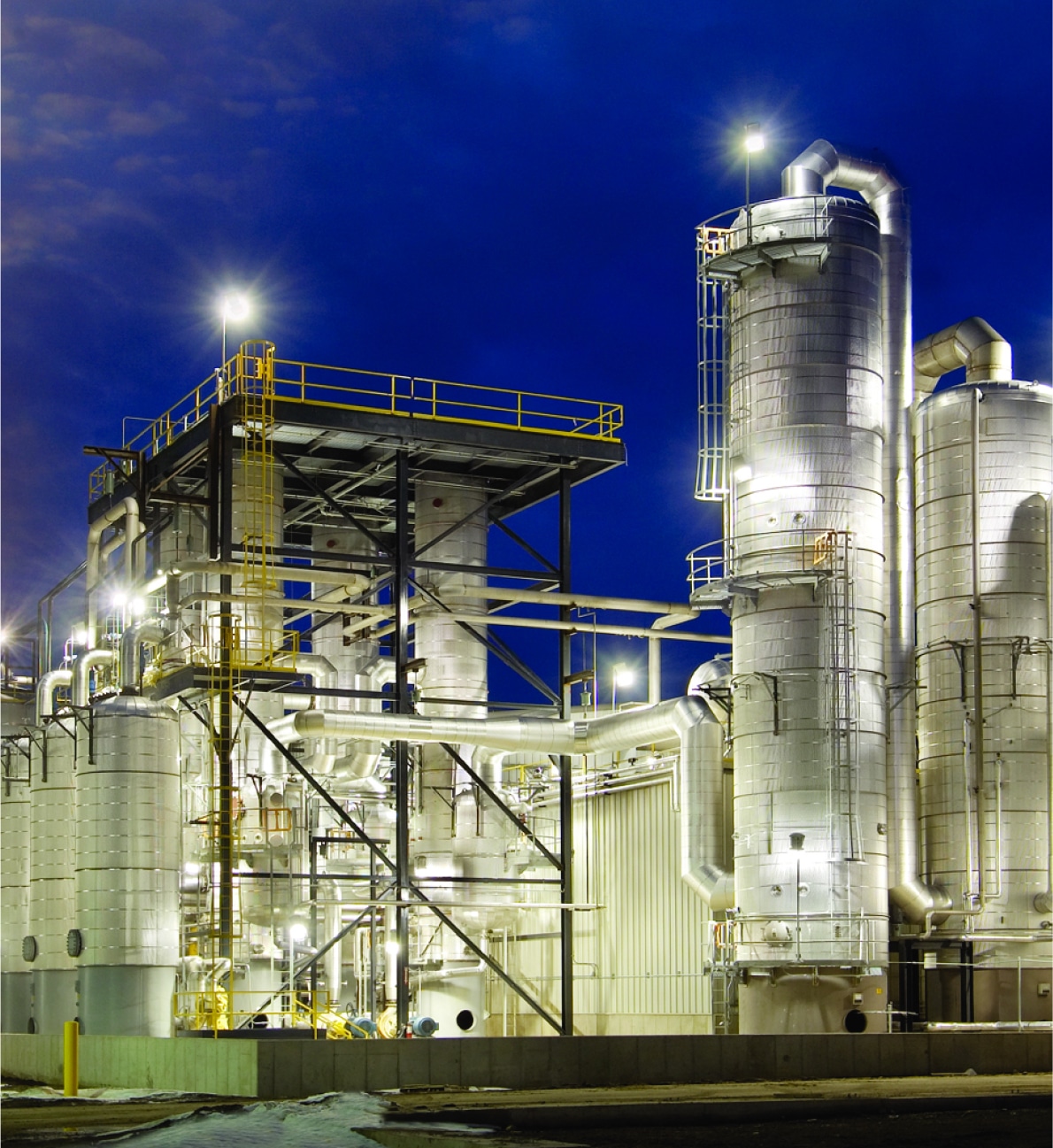 An ethanol plant built by McGough
