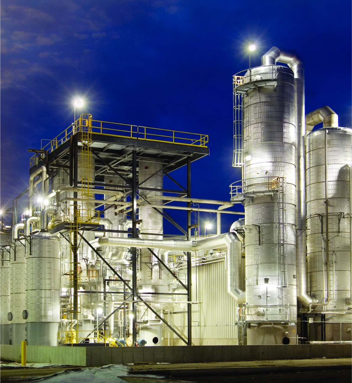 An ethanol plant built by McGough