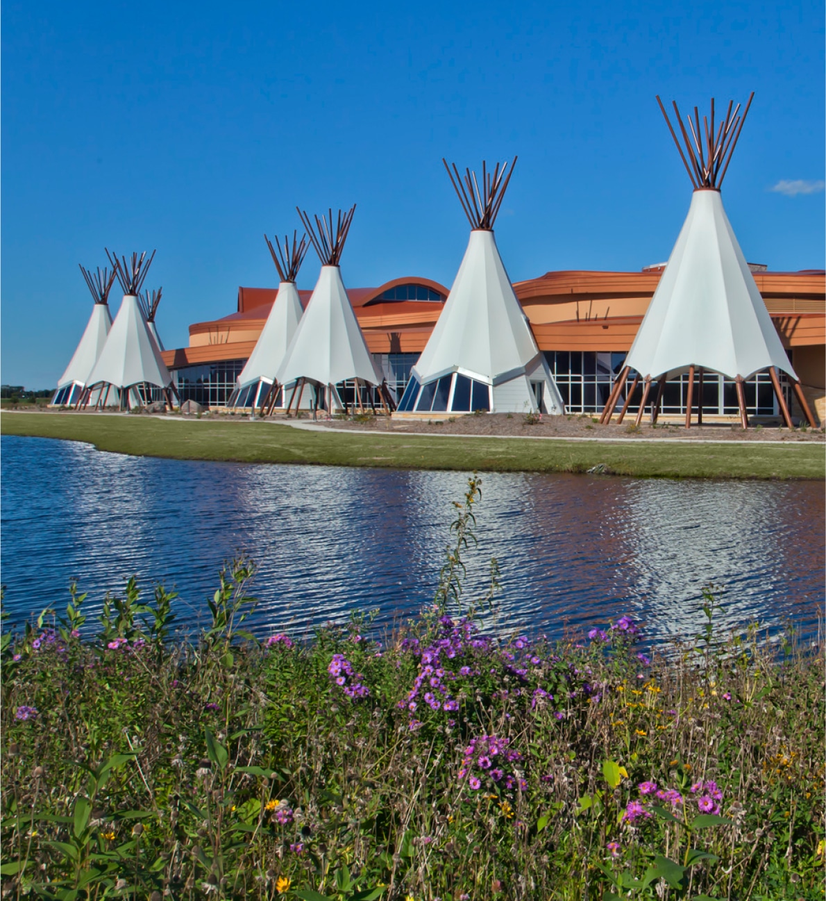 A Native American cultural center built by McGough