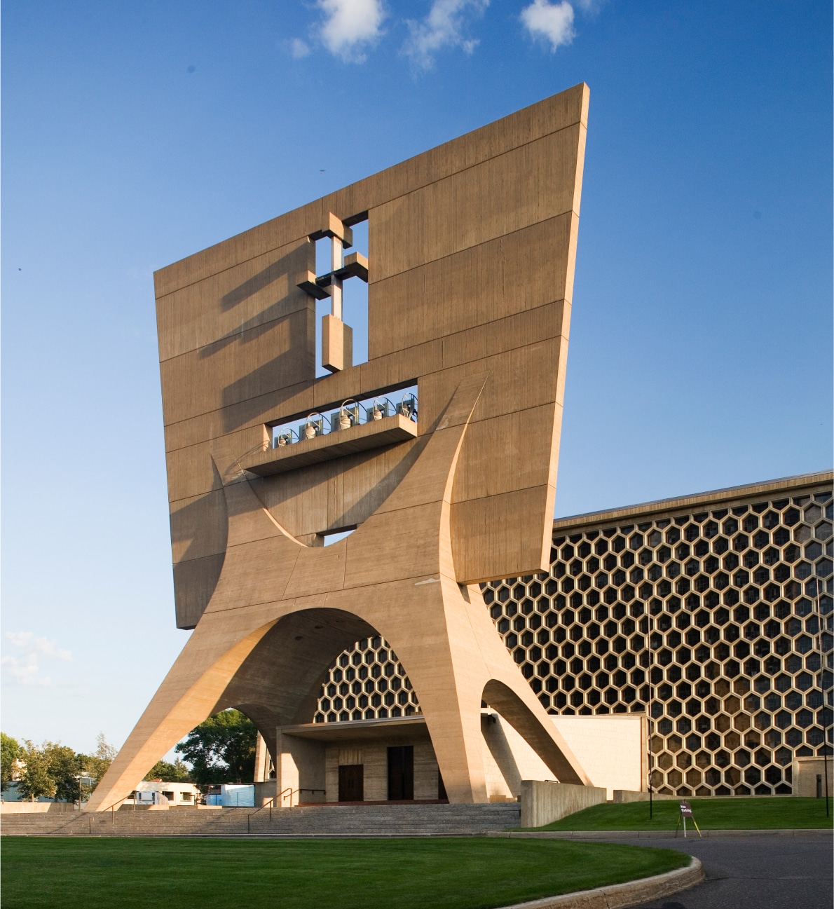 Image of St. John's Abbey in Collegeville, MN, built by McGough