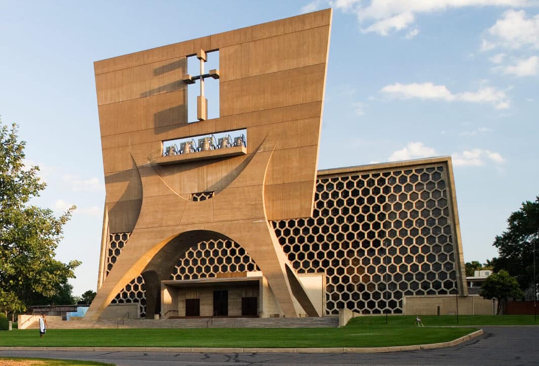 St. John's Abbey in Collegeville, MN as it appears today