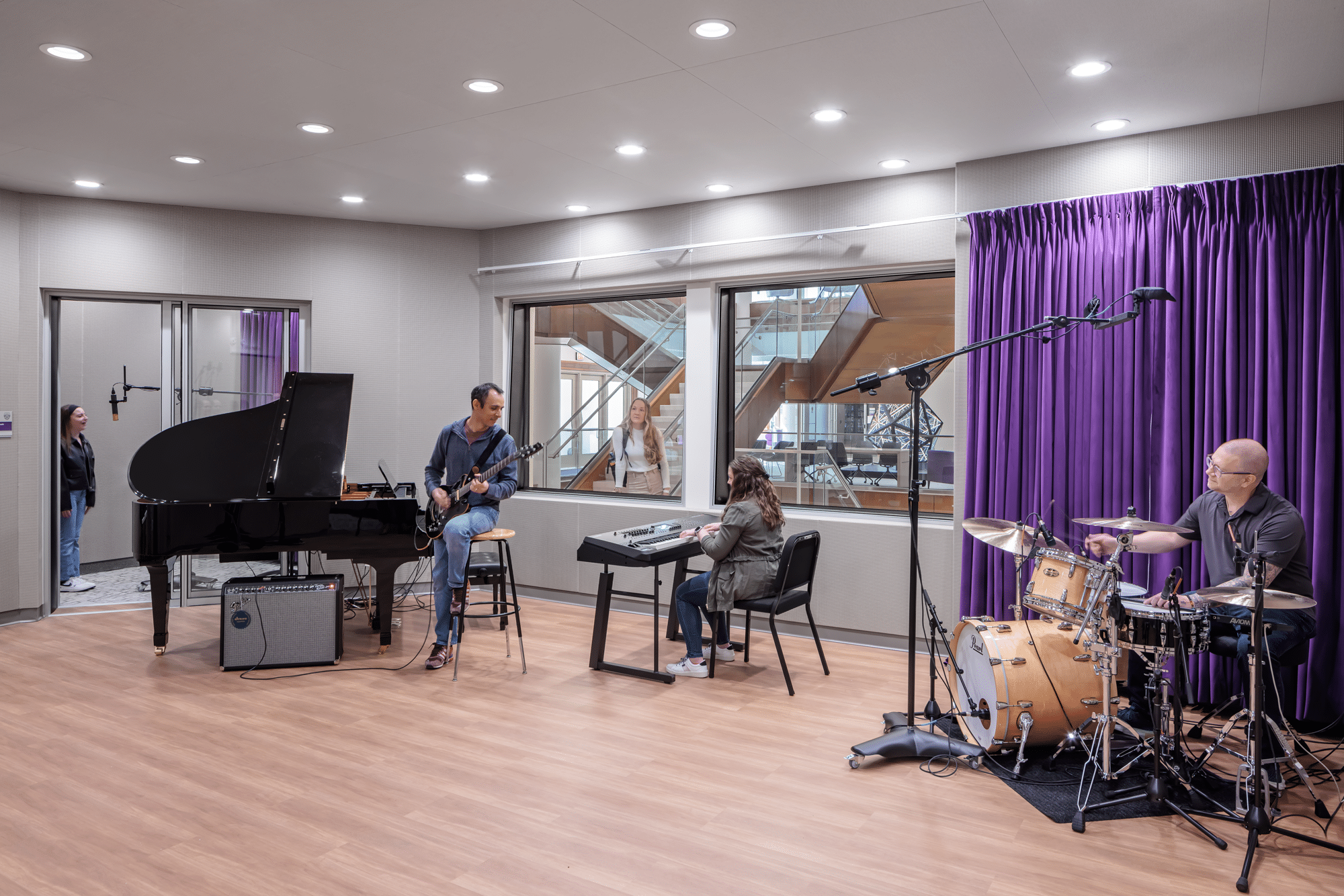 Schoenecker Center recording studio