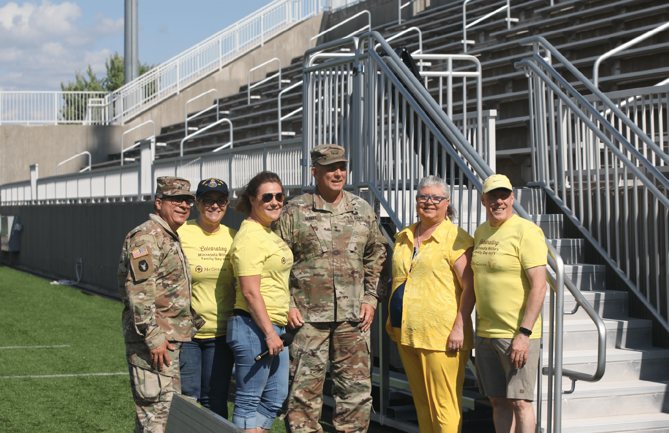 McGough Minnesota Military Family Day at Viking Lakes